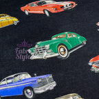 Vintage Cars Stretch Knit