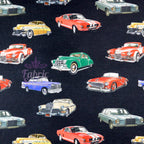 Vintage Cars Stretch Knit