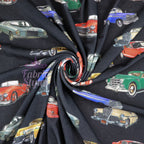 Vintage Cars Stretch Knit