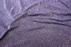 Navy Royal Blue Lurex Fabric Glitter All Way Stretch