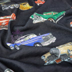 Vintage Cars Stretch Knit