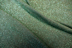 Emerald Green Lurex Fabric Shiny All Way Stretch