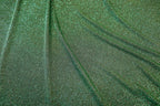 Emerald Green Lurex Fabric Shiny All Way Stretch