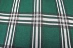 Green Tartan Jacquard Fabric with Stretch