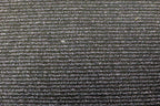 Black Silver Lurex Fabric Horizontal Stripes All Way Stretch