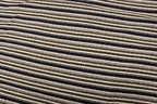 Navy Ivory Rib Fabric Gold Lurex Stripes with Stretch