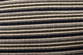 Navy Ivory Rib Fabric Gold Lurex Stripes with Stretch