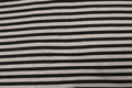 Black Silver Grey Stripe Fabric Horizontal Silver Lurex