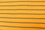 Mustard Rib Knit Fabric Black White Horizontal Stripes 2x1