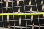 Black White Check Fabric Camel Accents Tartan