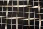 Black White Check Fabric Camel Accents Tartan