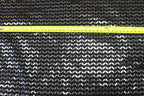 Black Lurex Sequin Fabric Silver Chevron All Way Stretch