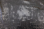 Black Lurex Sequin Fabric Silver Chevron All Way Stretch