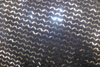 Black Lurex Sequin Fabric Silver Chevron All Way Stretch