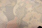 Gold Pink Leopard Jacquard Fabric Brocade Diamond Stretch