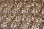 Leopard Print Rib Jersey Fabric Golden Brown Stretch Knit