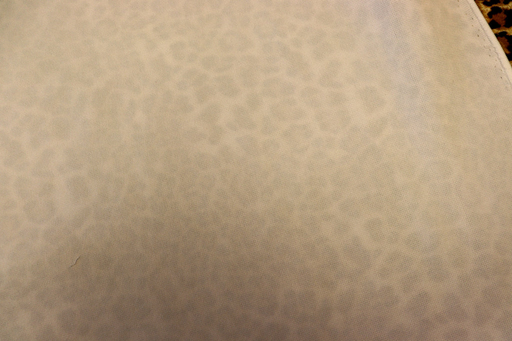 Leopard Print Rib Jersey Fabric Golden Brown Stretch Knit