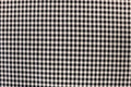 Black White Check Bengaline Fabric with 2-Way Stretch