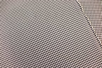 Black White Check Bengaline Fabric with 2-Way Stretch