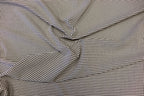 Black White Check Bengaline Fabric with 2-Way Stretch