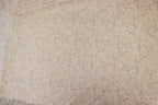 Ivory Glitter Lace Fabric Floral Mesh with Lurex