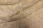 Ivory Glitter Lace Fabric Floral Mesh with Lurex