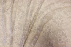 Ivory Glitter Lace Fabric Floral Mesh with Lurex