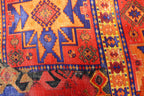 Red Rug Print Knitwear Fabric with Stretch