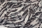 Black Grey Camo Knitwear Fabric Stretch Camouflage Print