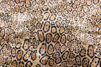 Jaguar Scale Velvet Fabric Layered Animal Spot Design