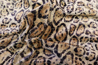 Jaguar Scale Velvet Fabric Layered Animal Spot Design