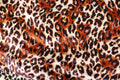 Brown Leopard Velvet Fabric Tonal Animal Print