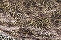 Beige Leopard Velvet Fabric Abstract Fur Effect Print