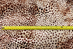 Cheetah Spot Velvet Fabric Animal Print