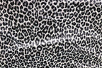 Brown Leopard Velvet Fabric Fur Effect Animal Print
