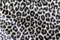 Brown Leopard Velvet Fabric Fur Effect Animal Print