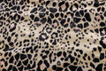 Nude Leopard Velvet Fabric Blush Pink Animal Spots