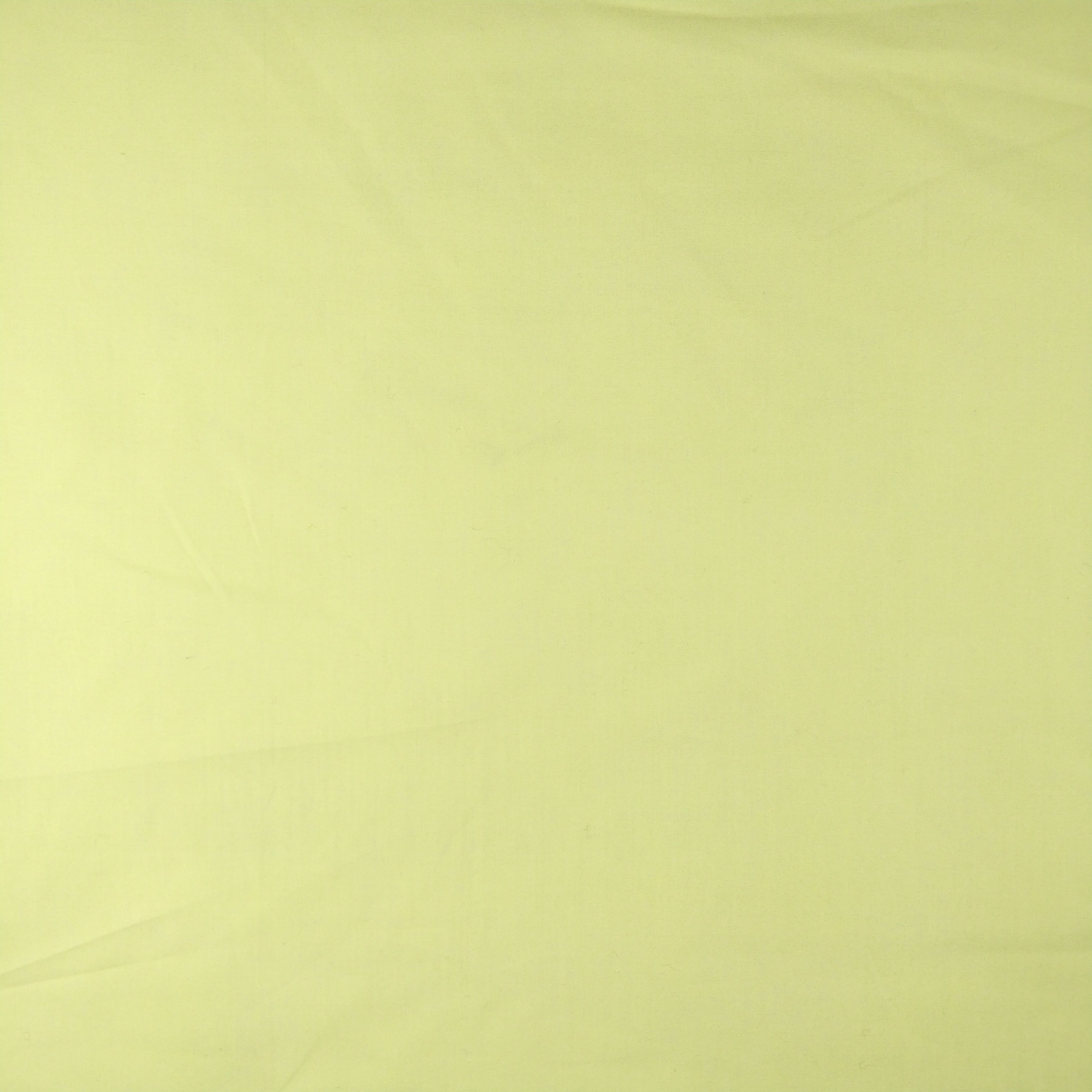 Plain Yellow Polycotton Fabric