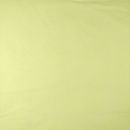 Plain Yellow Polycotton Fabric