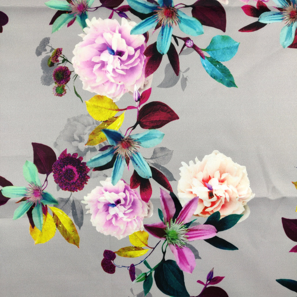 Grey Blossom Floral
