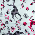 Light Blue Reindeer Jersey Fabric