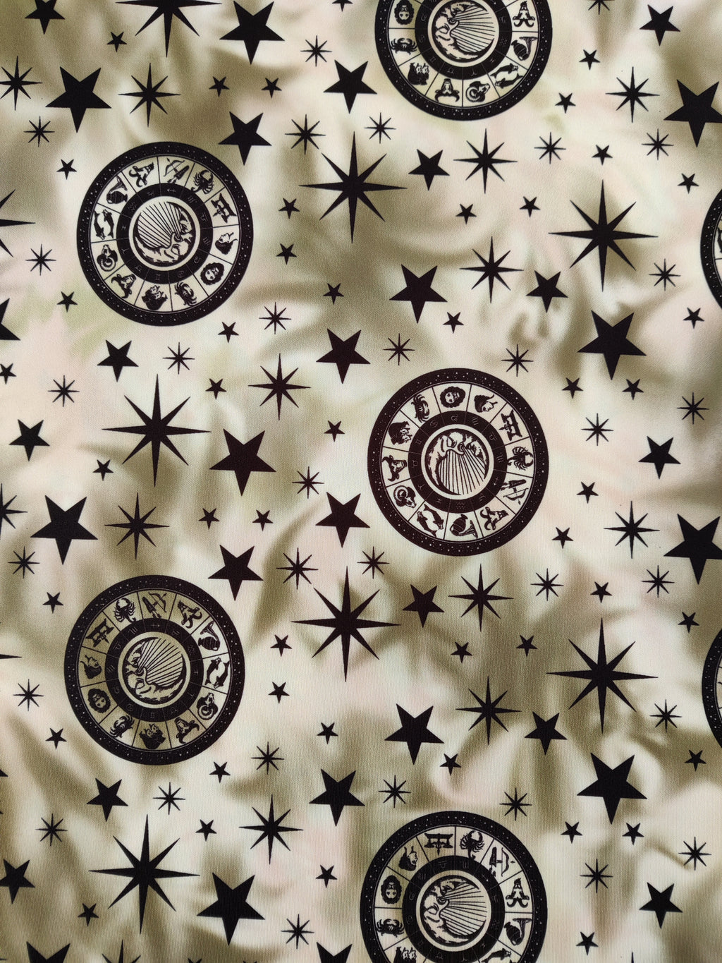 Galaxy Zodiac Scuba Fabric | Lightweight Stretch Galaxy Print