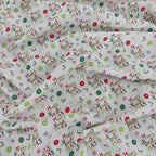 Merry Christmas Print Cotton Fabric 0.4 Metres