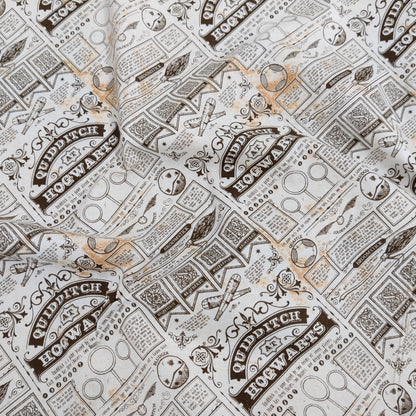 Quidditch Harry Potter Cotton Fabric 0.44 Metres