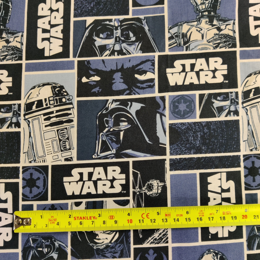 Darth Vader Star Wars Cotton Fantasy Prints Lightweight Fabric