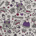 White Princess Polycotton