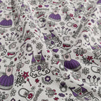 White Princess Polycotton