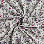 White Princess Polycotton