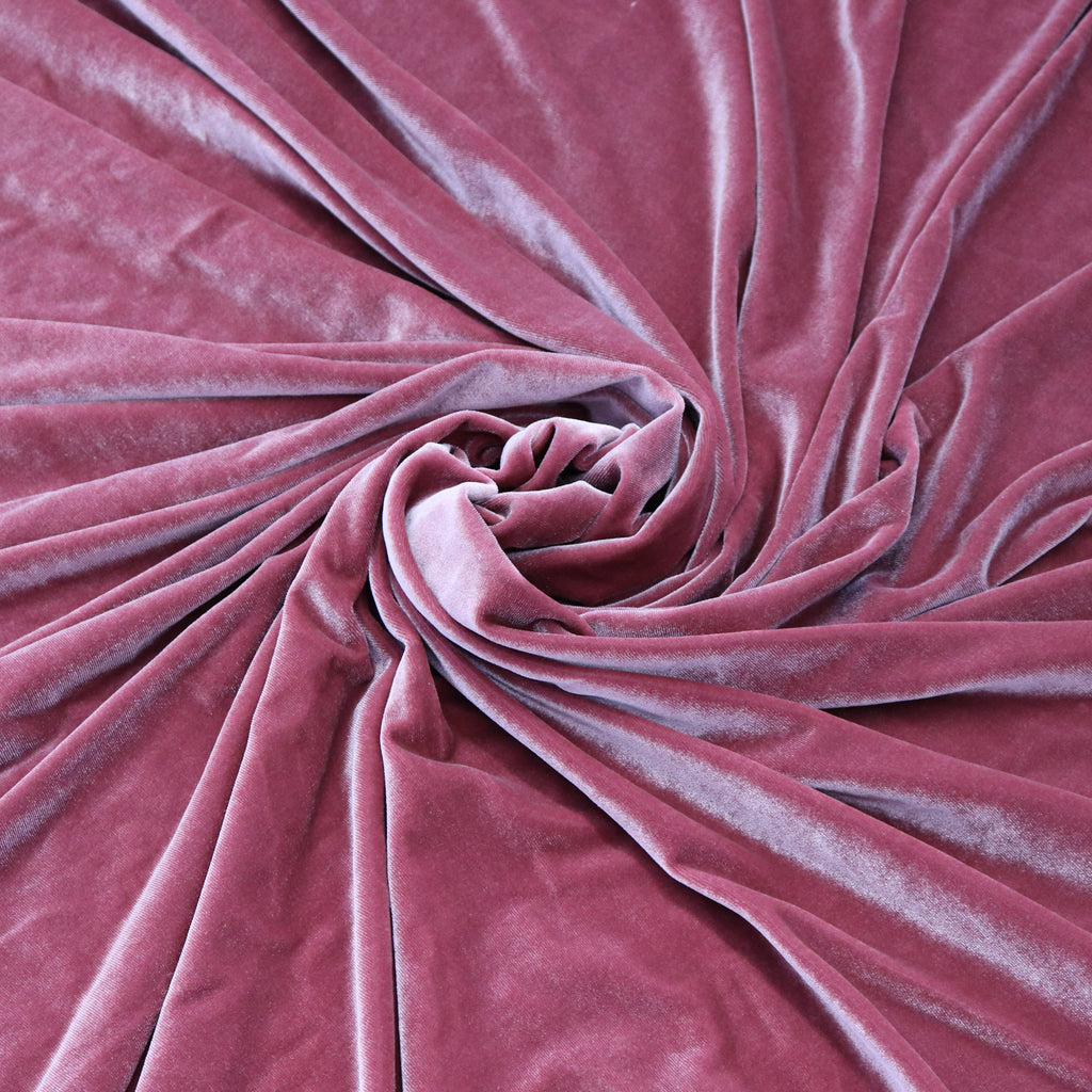 Plain Luxury Soft Velvet Stretch Fabric