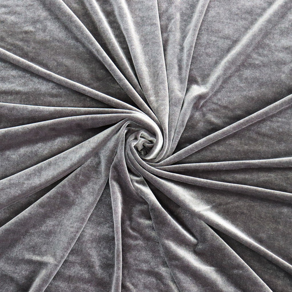 Plain Luxury Soft Velvet Stretch Fabric